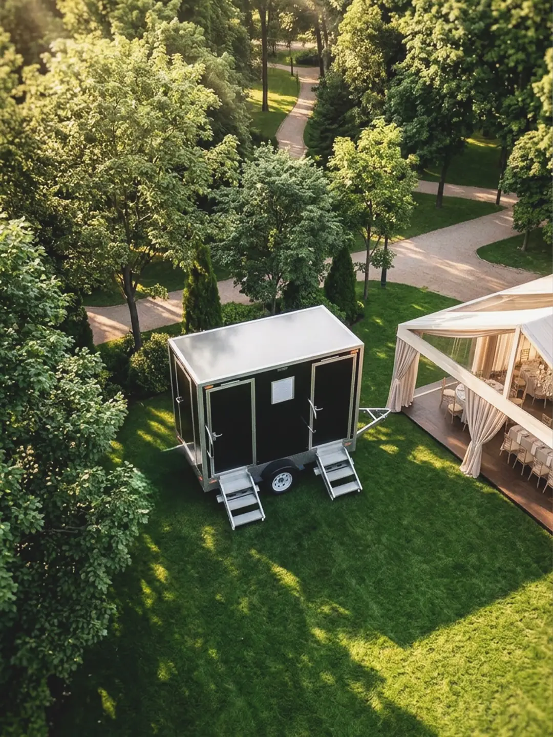Restroom Trailer or Porta Potties for Your Wedding?