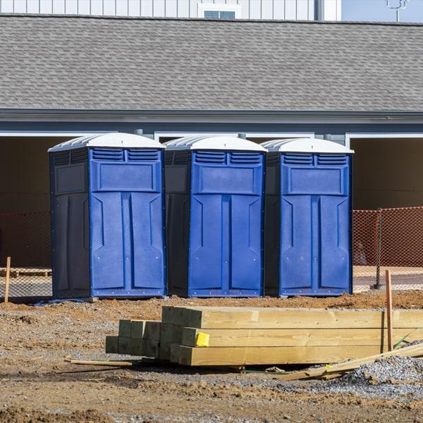 Heavy-duty construction site porta potty in Hobbs, New Mexico